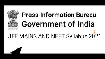 Neet 2021| Syllabus remains unchanged|Jee mains| PIB|Neet 2021 dates |Exam pattern of neet 2021