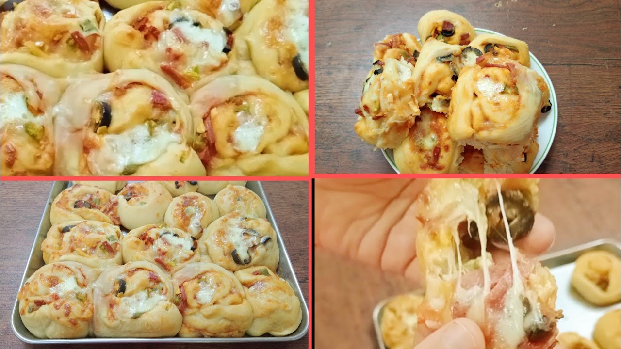 سحور مختلف🌙 بيتزا الرول بنكهات رمضانية❗اسهل سحور في دقائق 🌛🌛🌛