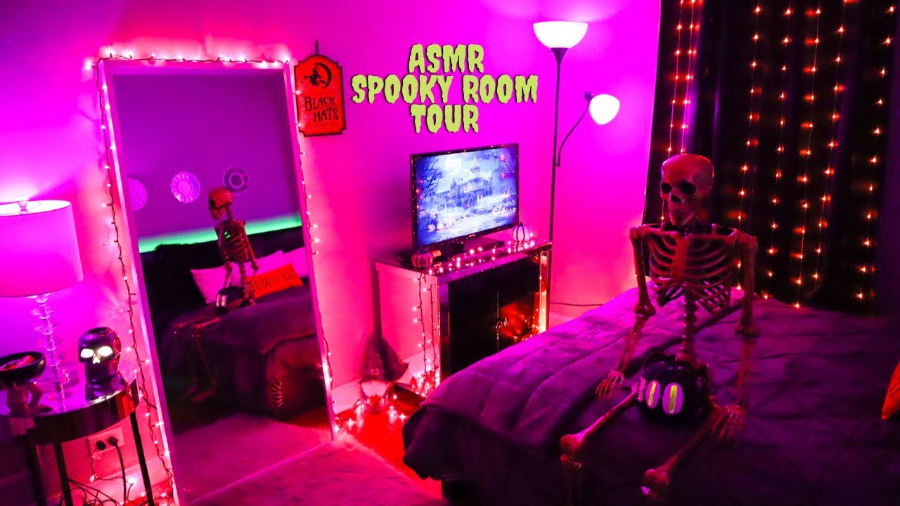 ASMR | Lo-Fi Spooky Room Tour 🕯🎃