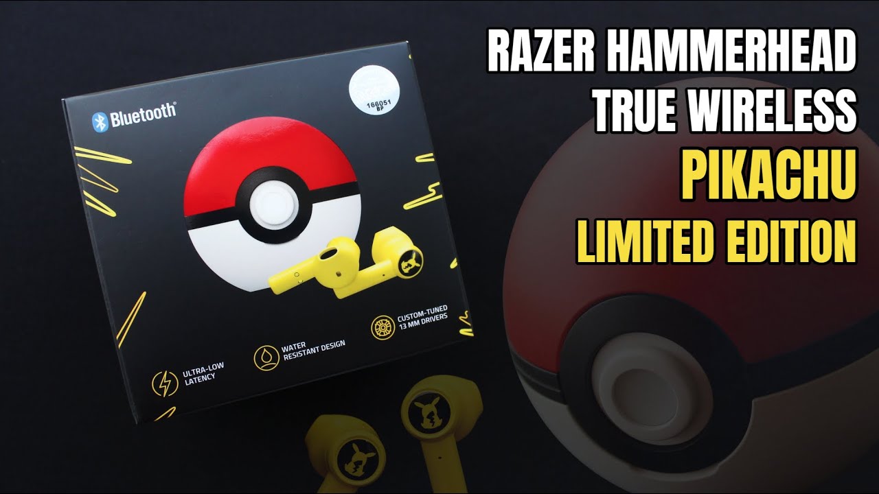 Unboxing Razer Pikachu Limited Edition True Wireless Earbuds Youtube