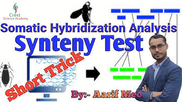 #CSIR #GATE #DBT #ICMRnotes  Somatic hybridization technic ||Synteny Test Trick |