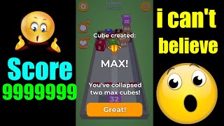 Chain Cube: 2048 3D merge game || Max Lavel || Edge Of Game Live Stream screenshot 2