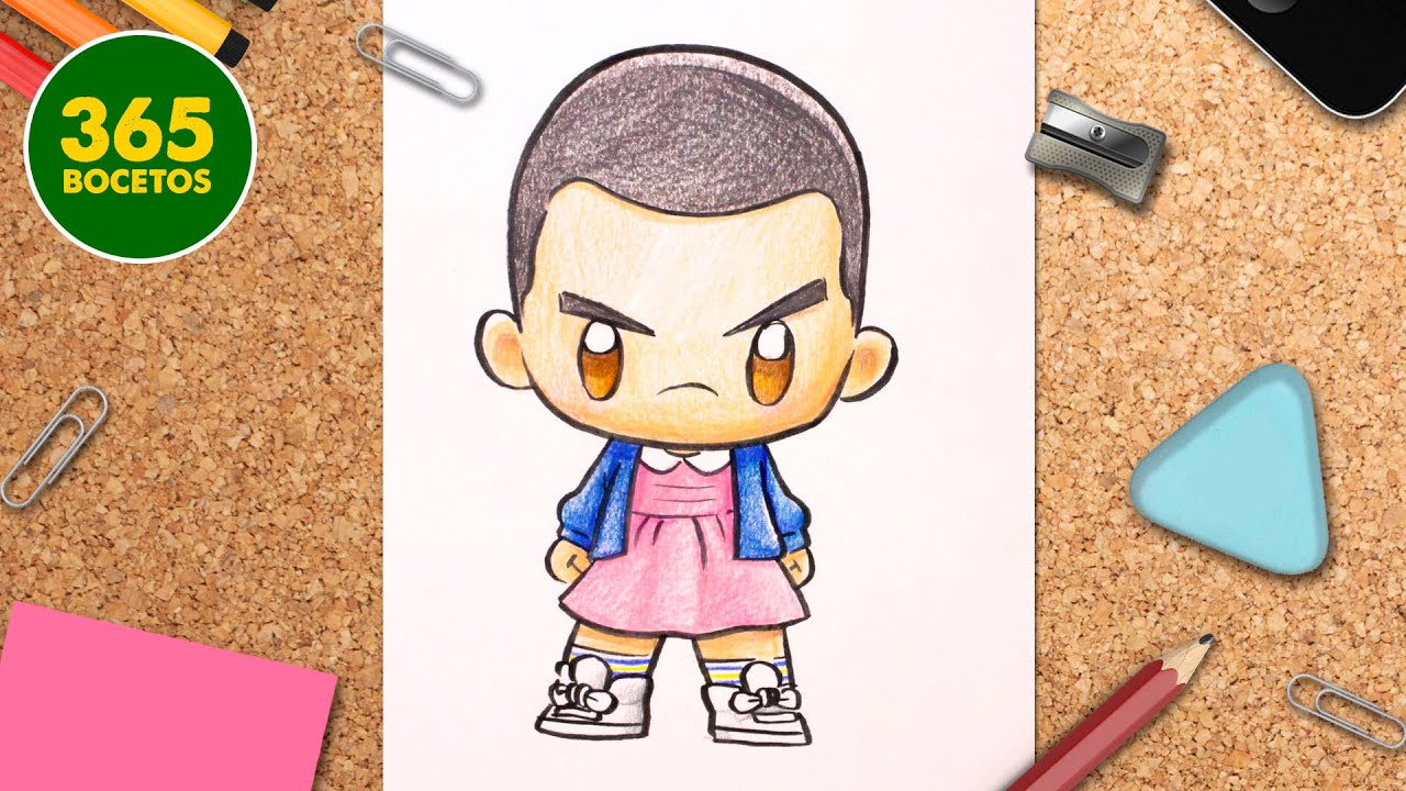 COMO DIBUJAR A ONCE KAWAII / Como dibujar a Eleven de Stranger Things  estilo kawaii - thptnganamst.edu.vn