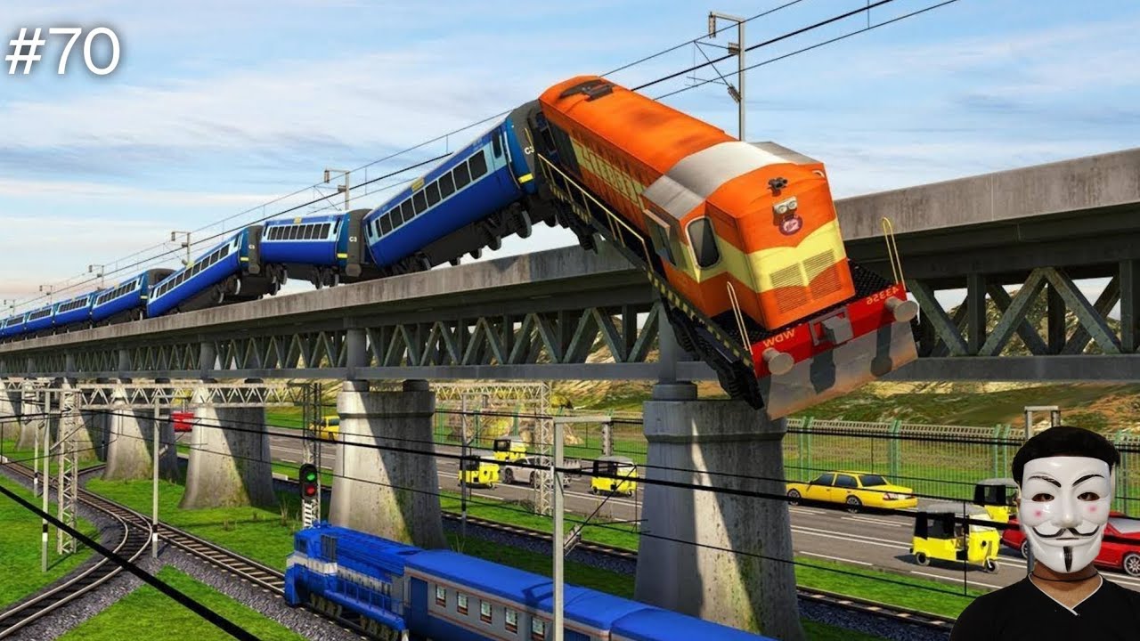 OVER SPEED TRAIN CROSSED SIMULATOR TRAIN GAME GAMEPLAY FAST TRAIN