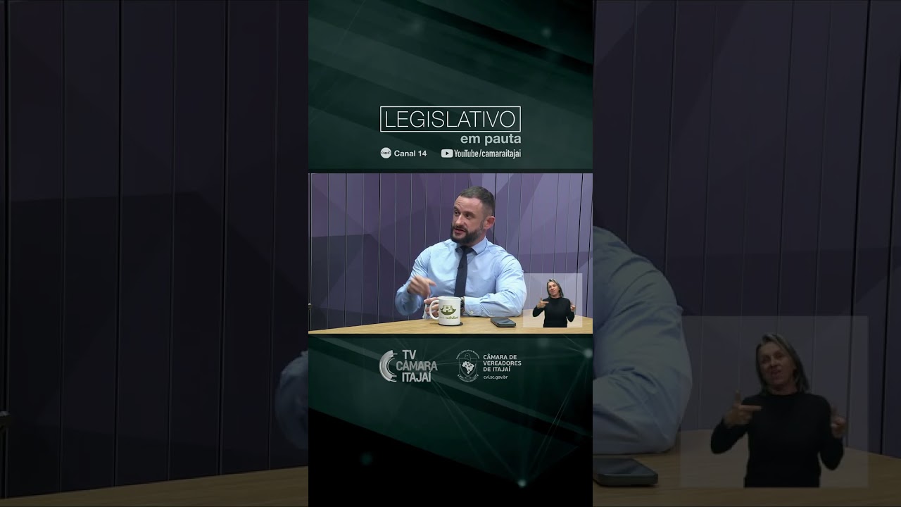 Legislativo em Pauta | Secretaria Geral da CVI | Entrevista completa aqui no canal. #tvcamaraitajai