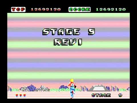 PCエンジン：スペースハリアー - 普通にクリア - YouTube