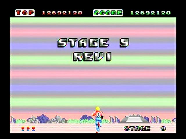 PCエンジン：スペースハリアー - 普通にクリア - YouTube