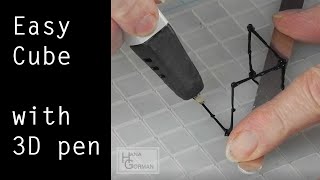 How to draw a cube with a 3D pen the easy way