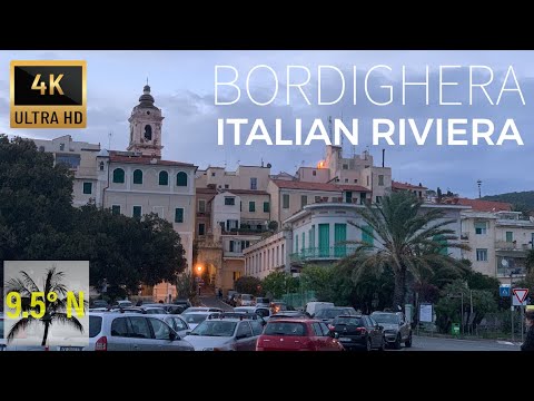 Bordighera Italian Riviera | 4K