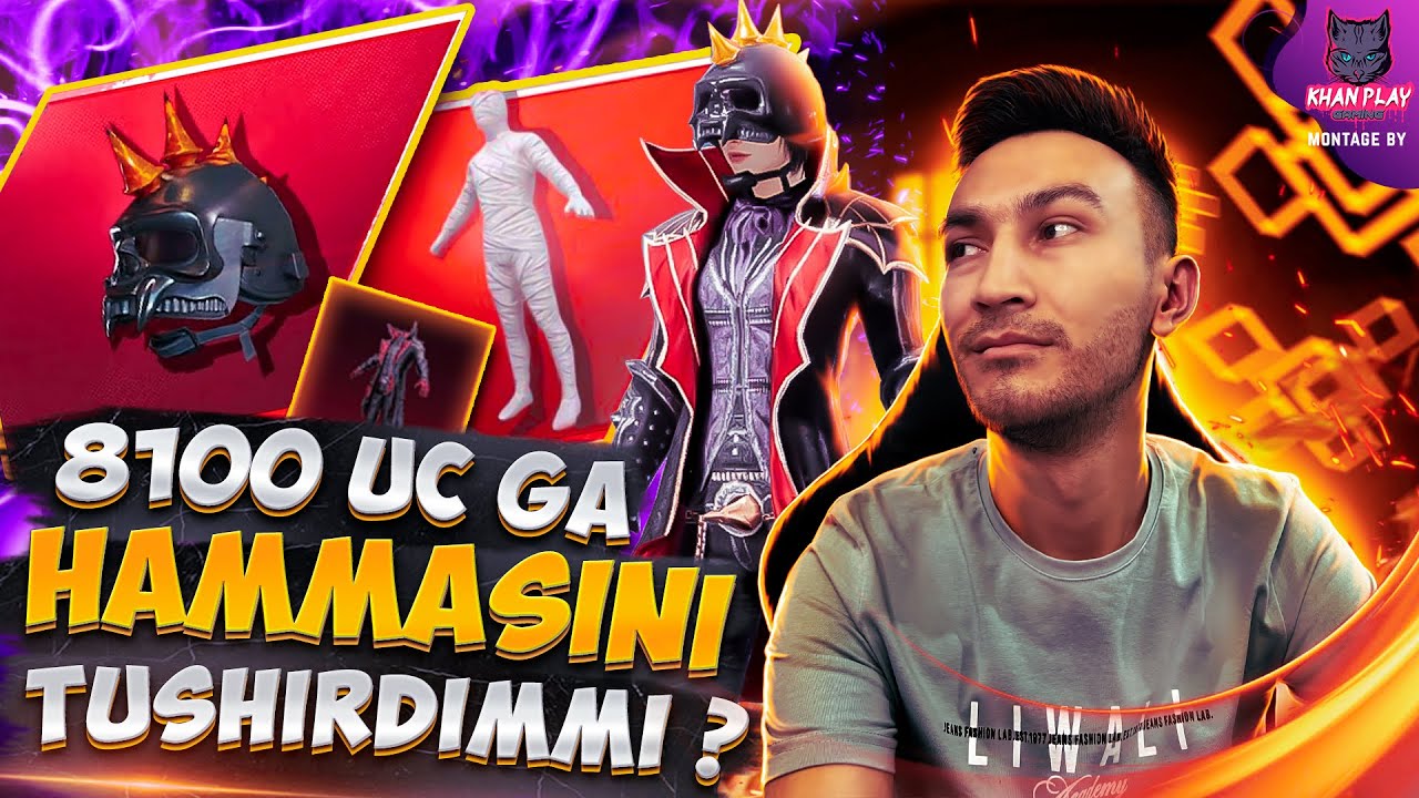 8100UC OPEN CASE HAMMASINI TUSHIDIMMI YOKI YOQ | PUBG MOBILE