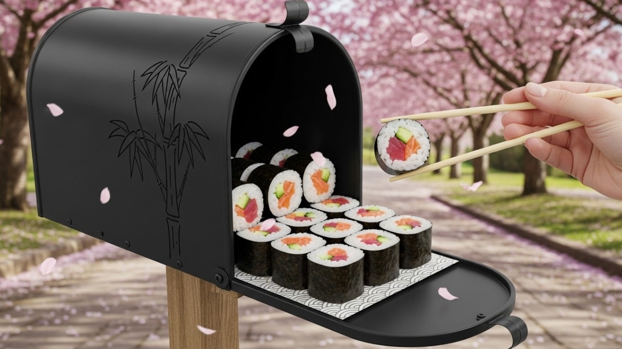 You Open the Mailbox and See This… What Are You Choosing? 🍣 Oddly Satisfying  Japan Cuisine ASMR