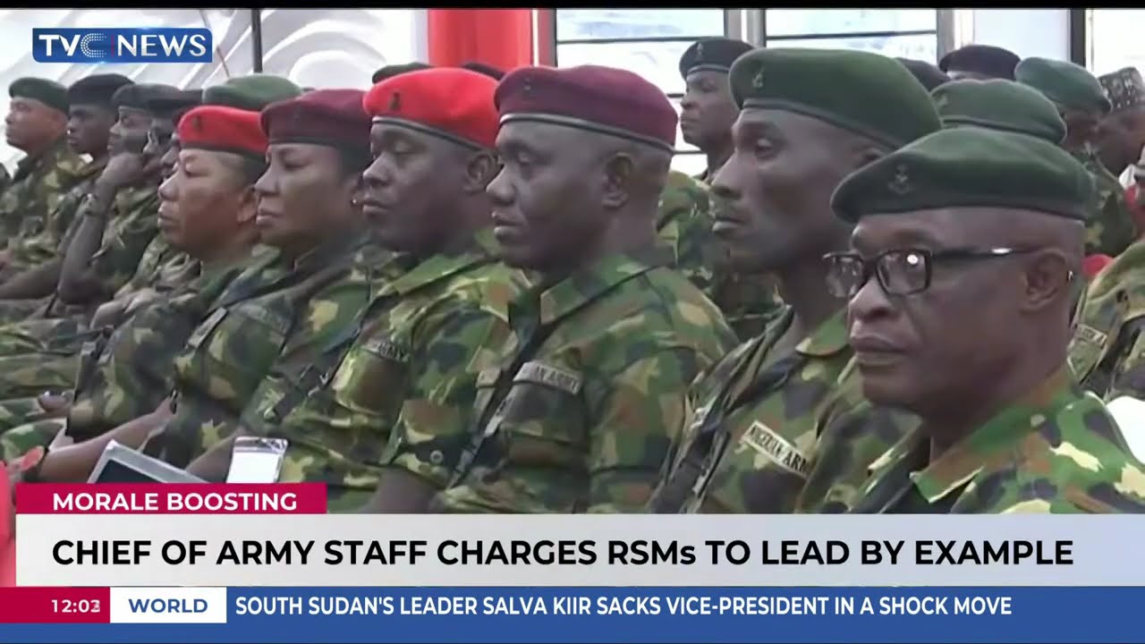 Chief Of Army Staff Charges RSMs To Lead By Example