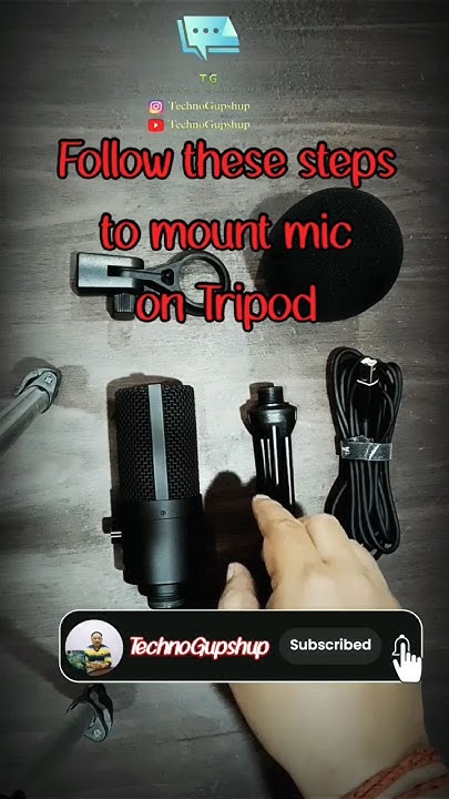 How to mount Mic 🎙️ on a Tripod| Fifine T669| Quick Guide ...