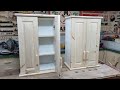 Como fazer armários para ferramentas, com portas de almofadas, Mareds woodwork