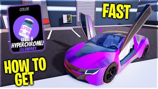 [Glitch] How To Get A Level 5 Purple HYPERCHROME Fast (Roblox Jailbreak) Get Power Plant Hyper EASY
