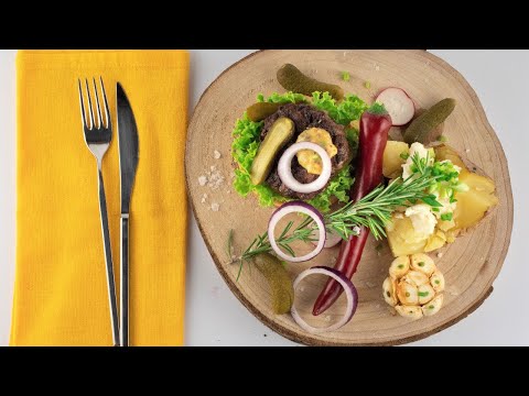 ორიგინალური მითბოლები (ხორცის ბურთები) კიტრის მწნილით