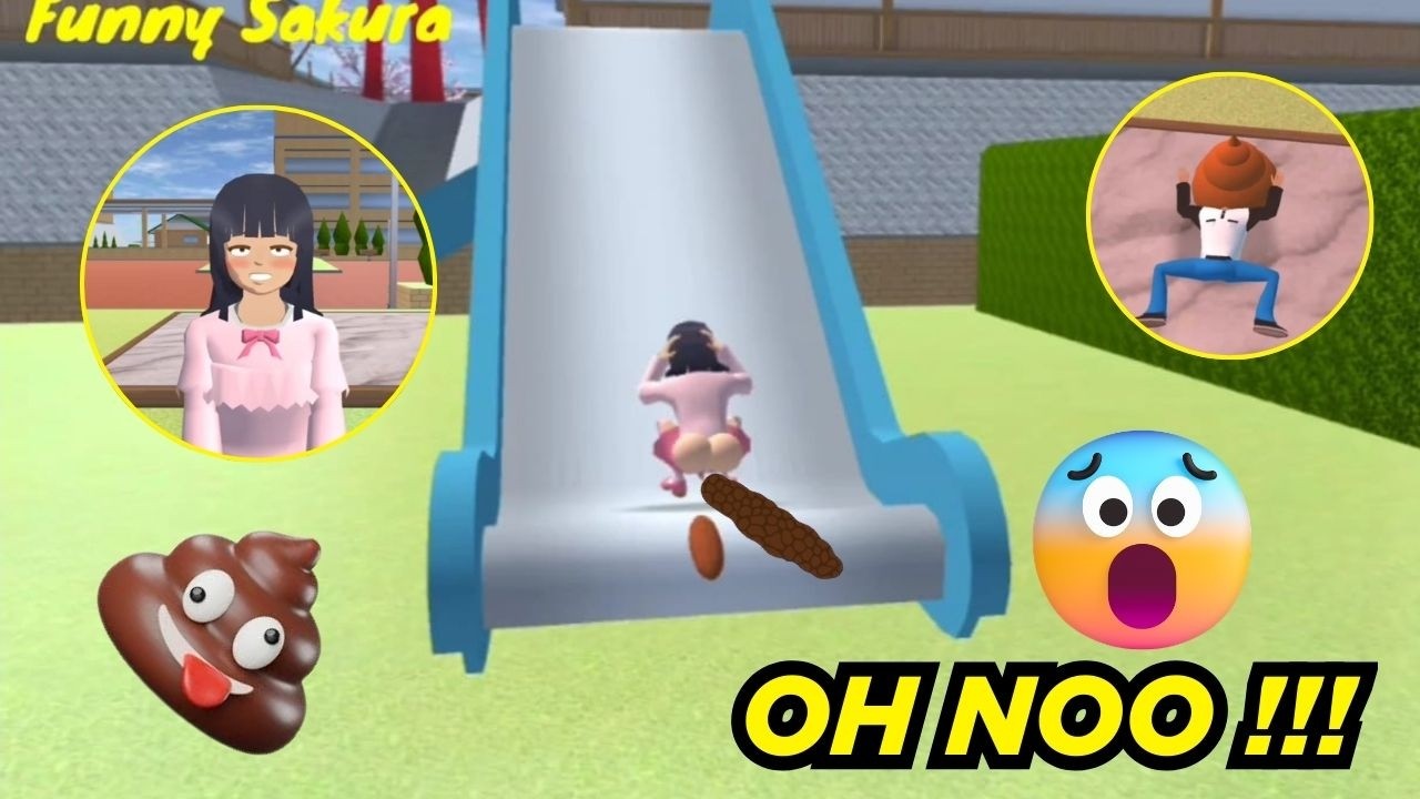 MIO KEBELET EEK KETIKA SEDANG MAIN DI TAMAN GARA-GARA MAKAN KEBANYAKAN | SAKURA SCHOOL SIMULATOR