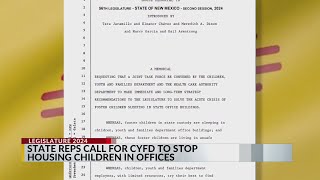 Lawmakers call on CYFD to quit housing children in their offices