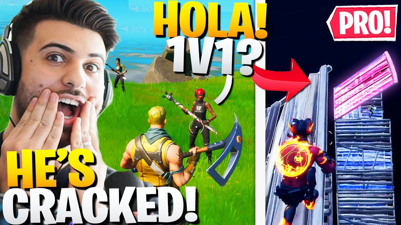 I Found A Spanish Pro In Random Duos We 1v1 D Fortnite Battle Royale Youtube