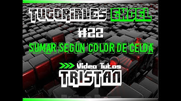 EXCEL - Función en VBA para Sumar dependiendo del color de la celda