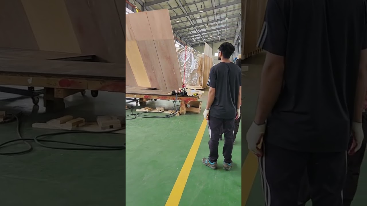 Big box packing by wood  and cover with aluminum foil.