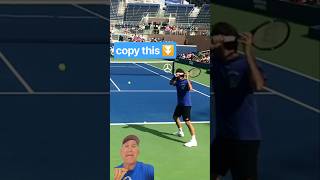 Knife your Slice Backhand like Roger Federer