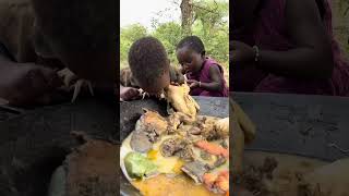 The daily life and diet of the Hazarbi tribe #africa