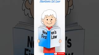 Simple explanation of Newton’s 1st Law. #physics