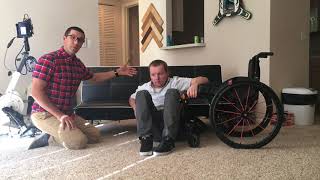 How to return to your wheelchair after a fall in your home - floor transfer technique