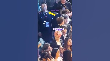 The Way Bodyguard Protect Jimin From Crowd 👏💜 #shorts #bts #jimin