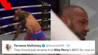 FIGHTERS REACT TO MIKE PERRY KNOCKOUT THIAGO ALVES IN THE FIRST ROUND
