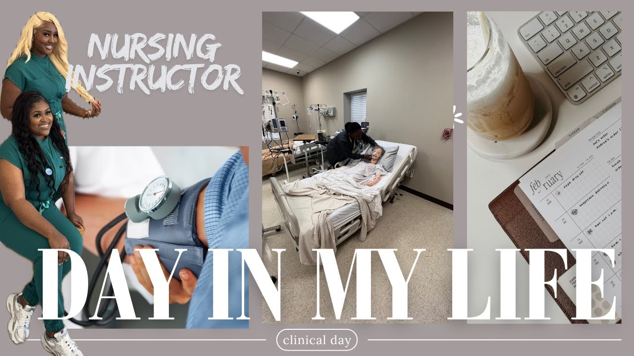 Day in the Life of a Nursing Instructor  | Clinicals, Teaching & Real Talk