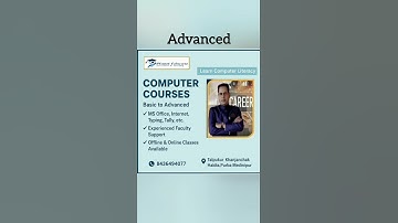 Learn Computer Skills #computercourses #msoffice #tallytraining #careerskills #onlineclasses