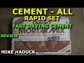 How I use Rapid set Cement all & Mortar mix  (fast drying) Mike Haduck