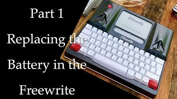 Replacing battery Freewrite Part 1: Opening my Astrohaus Freewrite