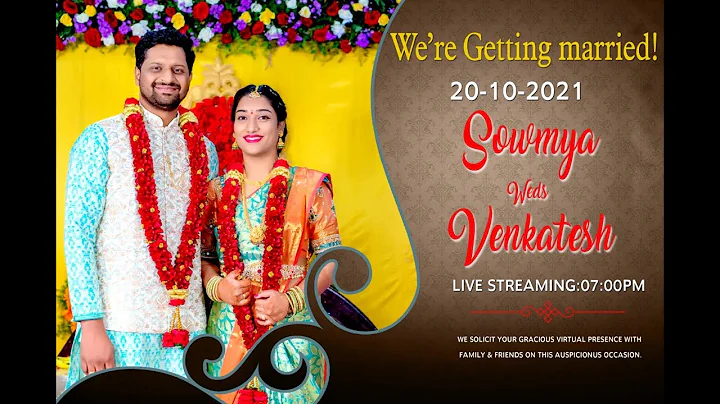 SOWMYA weds VENKATESH