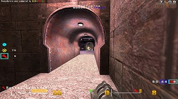 Quake 3 OSP: FFa gameplay of woodkill at crom servers