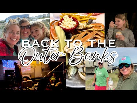 Back in the OUTER BANKS!  (Trip Vlog 2022 KOA Resort Cape Hatteras OBX!)