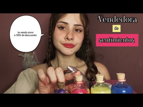Roleplay VENDEDORA de SENTIMIENTOS // ASMR CASERO