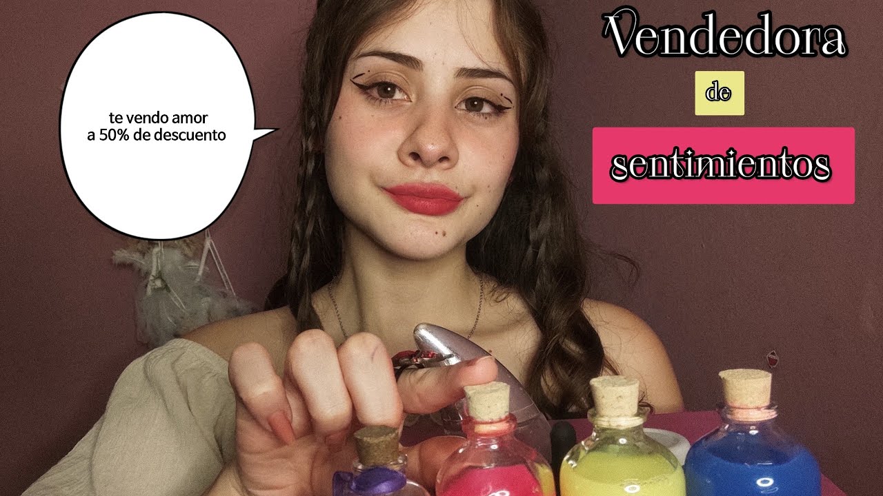 Roleplay VENDEDORA de SENTIMIENTOS // ASMR CASERO