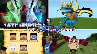 Top 5 - Best One Piece Addons | OnePiece Mods Mcpe 1.19&1.20