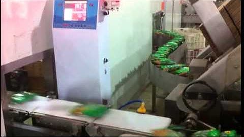 checkweigher for bags of instant noodles