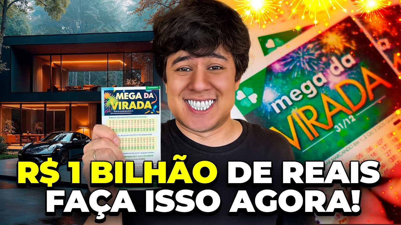 UM BILHÃO DE REAIS DA MEGA DA VIRADA! COMO INVESTIR O PRÊMIO DE FORMA  INTELIGENTE!