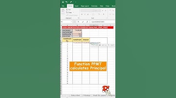 Create Loan Amortization Schedule using PMT, IPMT & PPMT Functions in Excel.