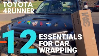 12 Things You'll Need to Vinyl Wrap Your 4Runner in Satin Black 3M