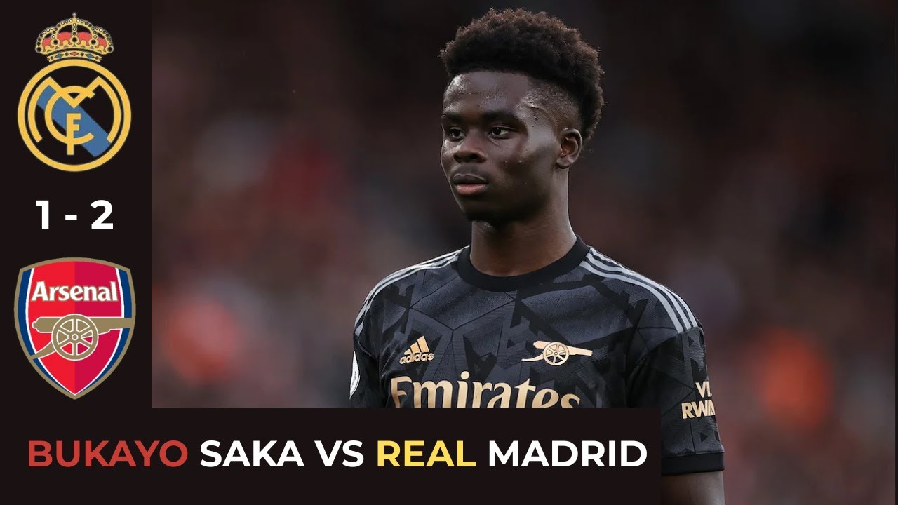 Bukayo Saka INSANE performance vs Real Madrid | UCL away second leg | (16/04/2025)