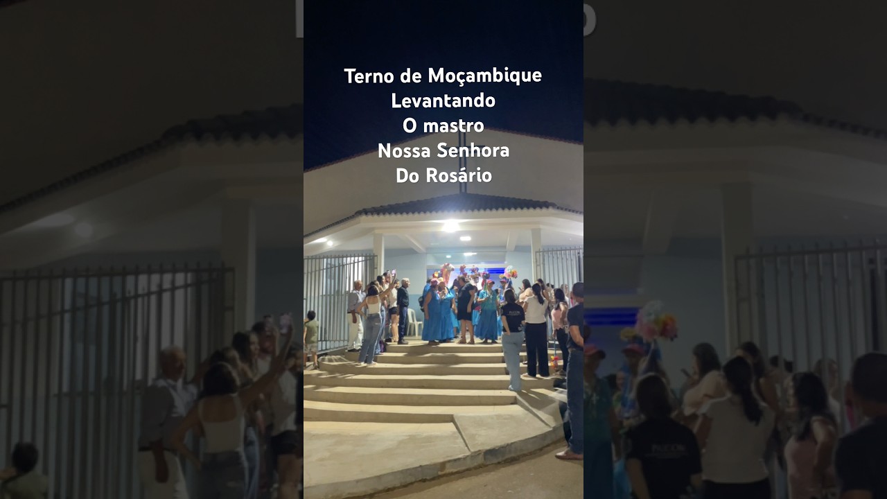 O terno de Moçambique de lagoa formosa mg levantam a bandeira de nossaSenhoradoRosário#lagoaformosa