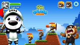 TALKING TOM KNIGHT HANK AND RACCOON ALL CHERECTER SAVE YOURSELF AND ENJOY IOS GAMEPLAY