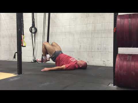 Hamstring Curls (feet in rings)