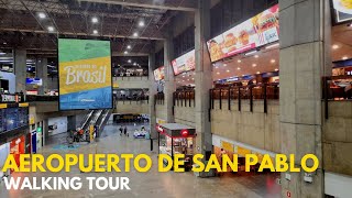 【4K】WALK Recorriendo el Aeropuerto MAS GRANDE de LATINOAMERICA el de São Paulo en Guarulhos